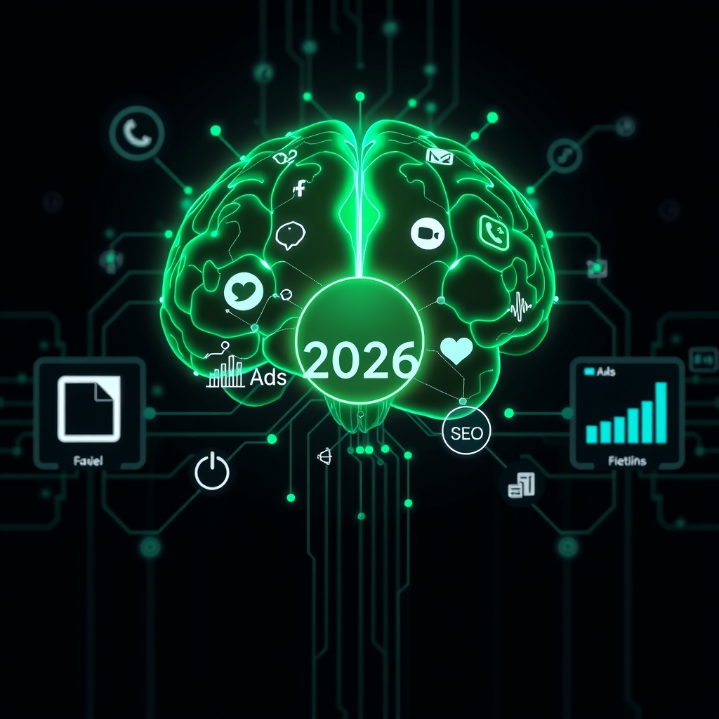 Tendências de IA no Marketing Digital em 2026: O Guia Completo